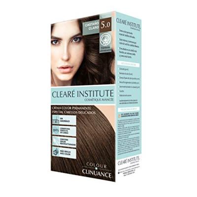 Clear&eacute; Institute Coloration 5.0 Ch&acirc;tain Clair Cheveux D&eacute;licats