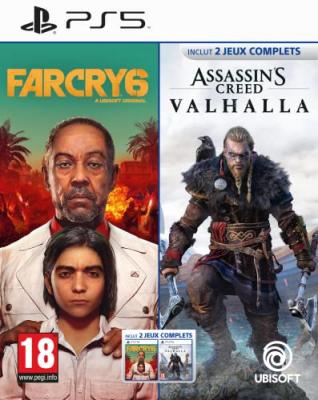 Compilation Assassin's Creed Valhalla + Far Cry 6 PS5