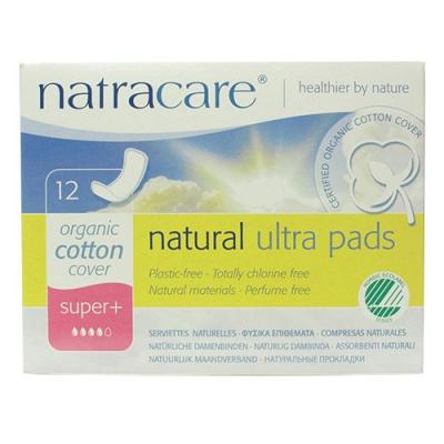Serviettes Naturelles Ultra Long Super + Boite De 12 Natracare