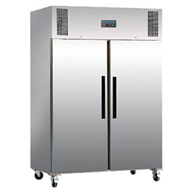 Polar Armoire n&eacute;gative PRO 2 portes inox 1200 litres