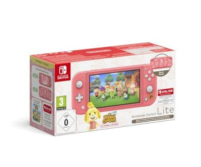 Console switch lite &eacute;dition animal crossing marie 0045496453916