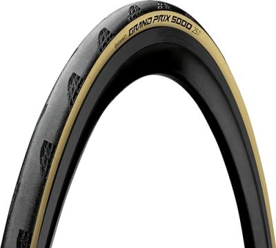 Pneu v&eacute;lo Continental Grand Prix 5000 700x25C noir flanc cr&egrave;me TS 33