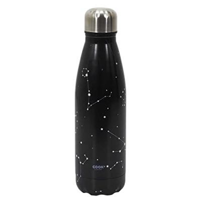 Coffret bouteille isotherme 50 cl avec mousqueton constellation