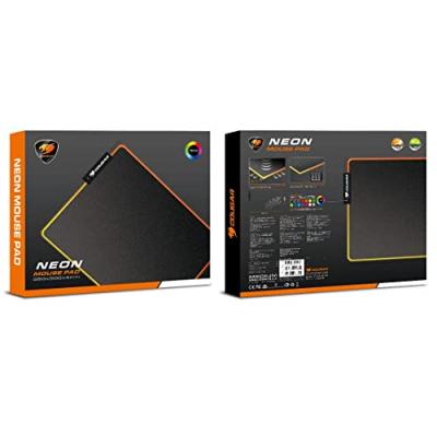 Cougar Gaming Tapis Souris Neon RGB 350 X 300 X 4 MM Noir