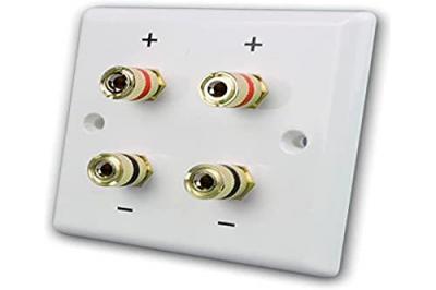 Couvercle plastique connecteur ls-mur dynavox blanc 206438