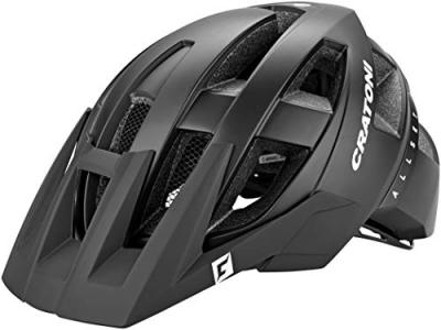 Cratoni Allset Casque de v&eacute;lo Enfant, Noir Mat, S/M