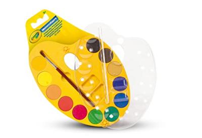 Crayola - Palette de peinture lavable - Peinture et accessoires