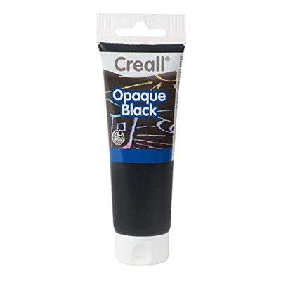 Creall Peinture noire &agrave; gratter en tube - 120 ml