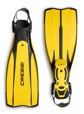 Palmes Pro Light Cressi - Couleur - Jaune, Taille - M/L-42/44