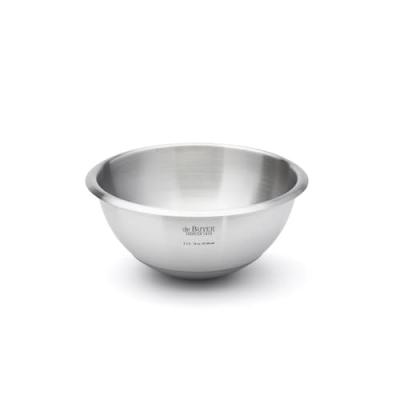 Bassine inox fond silicone D20 cm