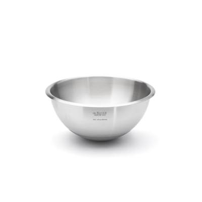 Bassine inox fond silicone D24 cm