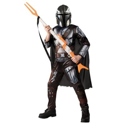Rubies - The Mandalorian, ST-300929M, 8 &agrave; 10 ans - 127 &agrave; 136 cm, Gris