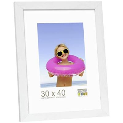 Deknudt Frames S44cf1 Basic Cadre Photo Bois/mdf Blanc 30 X 40 Cm