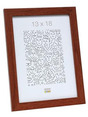 Frames S44CH3 Basic Cadre Photo Bois/MDF Brun Clair Fin 13 x 18 cm