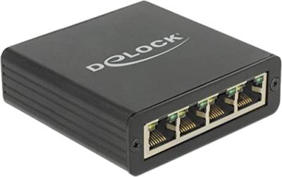 DeLOCK 62966 hub & concentrateur Noir