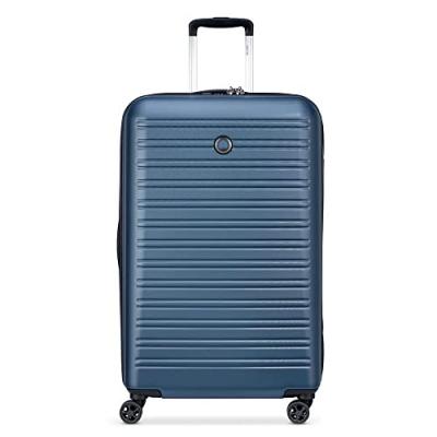 Valise &agrave; 4 roues delsey segur 2.0 taille l 78 bleu