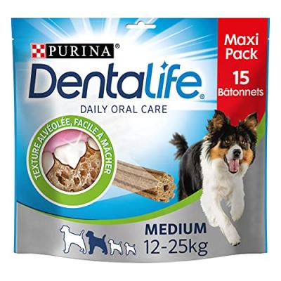 Purina Dentalife Sticks Medium - Maxi Pack 2 x 15 b&acirc;tonnets 