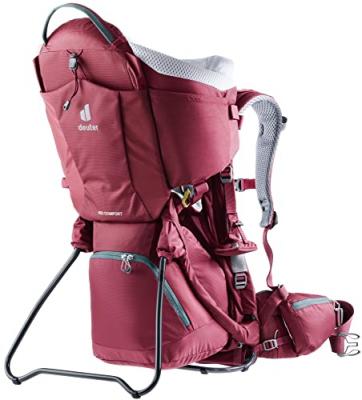 sac porte bebe deuter kid comfort rouge maroon