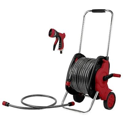 Enrouleur de tuyau darrosage sur roues TOOLCRAFT 2302701 1 pc(s)