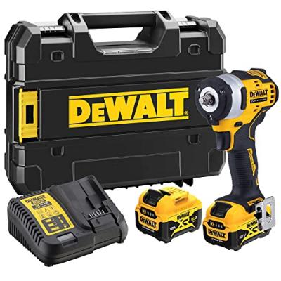 DeWALT Cl&eacute; &agrave; choc sans fil 12V/2x5Ah (3/8"") - DCF903P2-QW