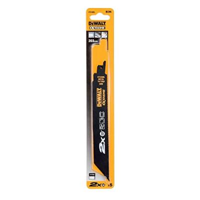 DEWALT 2X vie en m&eacute;tal Lames Pack de pistons 5 DEWDT2408LQZ
