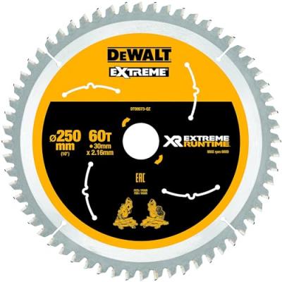 XR Extreme Runtime Lame de scie circulaire statique, 1 pi&egrave;ce, 250/30 mm 60 WZ/FZ, dt99573 de QZ