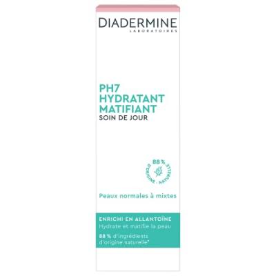 Soin De Jour Hydratant Matifiant Ph7 Diadermine - Le Tube De 50 Ml