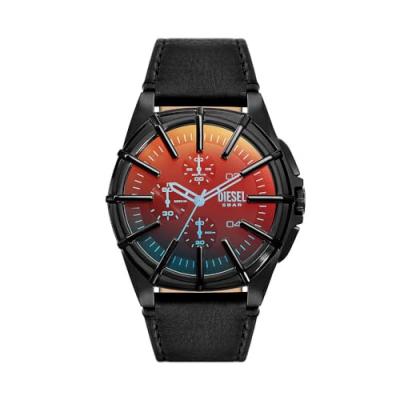 Montre Homme Diesel Framed - DZ4658 Bracelet Cuir Noir