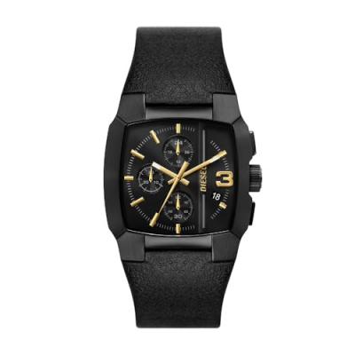 Montre Homme Diesel DZ4645 - Bracelet Cuir Noir