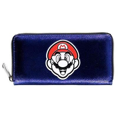 Difuzed Nintendo - Porte-Monnaie Zip Around Mario Badge Jet Black