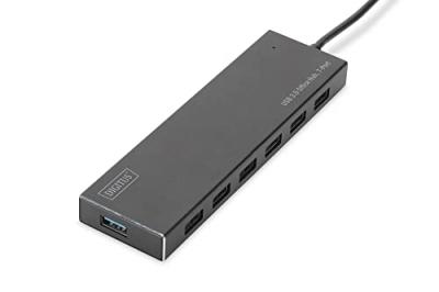 Digitus Usb 3.0 Hub 7 Port With 5v/3.5a Power Adapter Noir