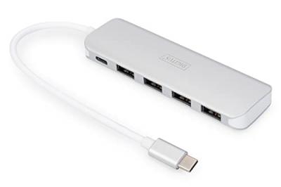 DIGITUS USB Type-C HUB PD 4xUSB3.0 1xPD Charging