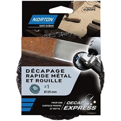 Disque Norton Decap Express Metal et Rouille, diam&egrave;tre 125