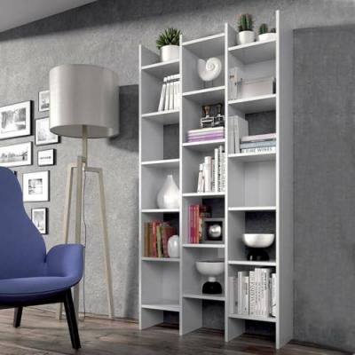 Armoire 2 portes et 2 tiroirs en pin massif blanc
