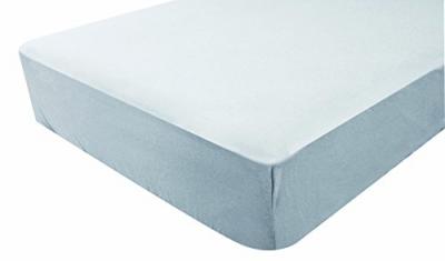 Drap housse tout en 1 Uni - Jersey - oeko-Tex - Perle - 70 x 140 cm