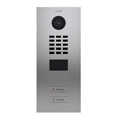 Portier vid&eacute;o IP multi-utilisateurs 2 sonnettes - Doorbird D2102V Inox