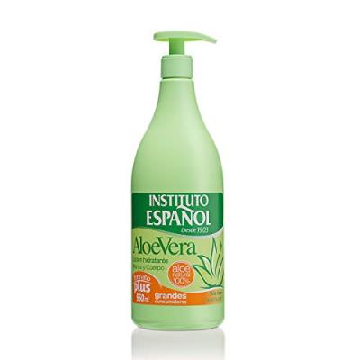 Instituto Espa&Ntilde;ol Aloe Vera Moisturizing Milk Dispenser Vert 950 ml