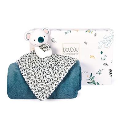 Plaid et doudou Yoca le koala - Bleu Doudou et Compagnie - Paris