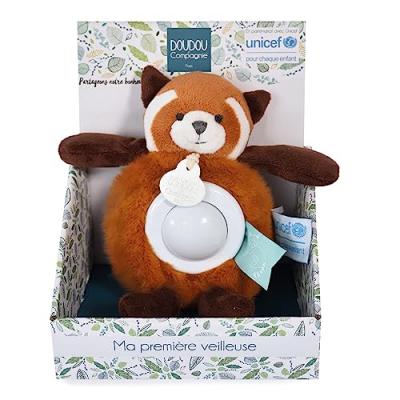 Doudou et Compagnie - Veilleuse - Panda roux - Marron - 20 cm - B&eacute;b&eacute; & Moi - Unicef - DC3994
