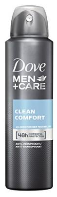Dove Men+Care Clean Comfort D&eacute;odorant anti-transpirant en spray 150 ml