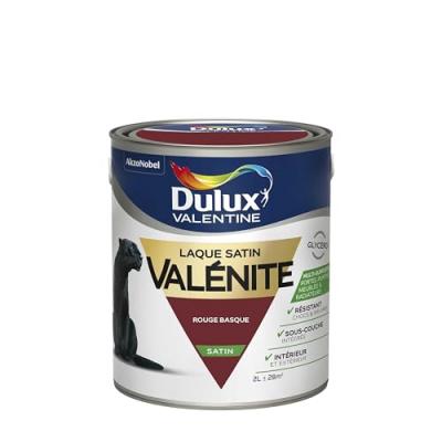 Peinture boiserie, radiateur rouge basque DULUX VALENTINE Val&eacute;nite