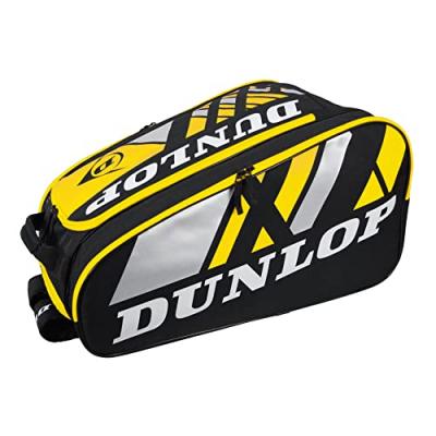 DUNLOP, Pro Series Thermo, Padel Sac, Noir Jaune, U, Unisexe-Adulte
