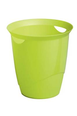 DURABLE Corbeille &agrave; papier TREND, 16 litres, rond, vert