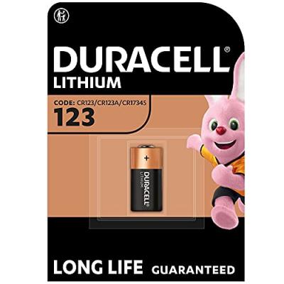 Pile Ultra Lithium 3V, 123 (CR17345), 10 pi&egrave;ces (CR17345) - Duracell