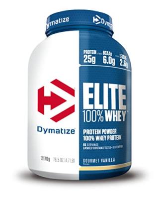 Dymatize Proteine Whey Elite 5Lb 2,10kg Vanille - Lactos&eacute;rum