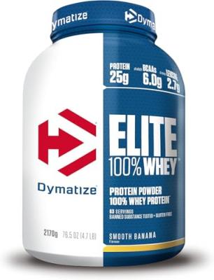 Dymatize Elite 100% Whey Prot&eacute;ine 2100 gr Banane lisse