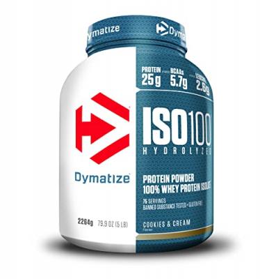 Dymatize ISO100 2.2 kg Cookies & cr&egrave;me - Isolat&nbsp;de&nbsp;lactos&eacute;rum