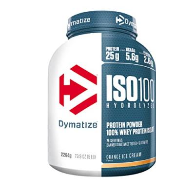 Whey hydrolys&eacute;e ISO 100 Hydrolyzed - Orange Ice Cream 2264g