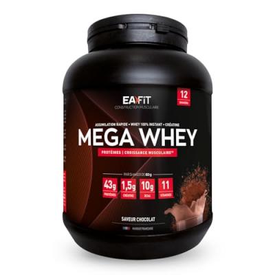 EAFIT Mega whey chocolat pot de 750gr