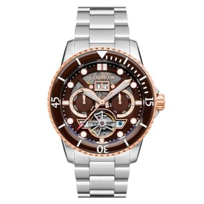 Montre automatique DUNCAN EARNSHAW Acier inoxydable Marron